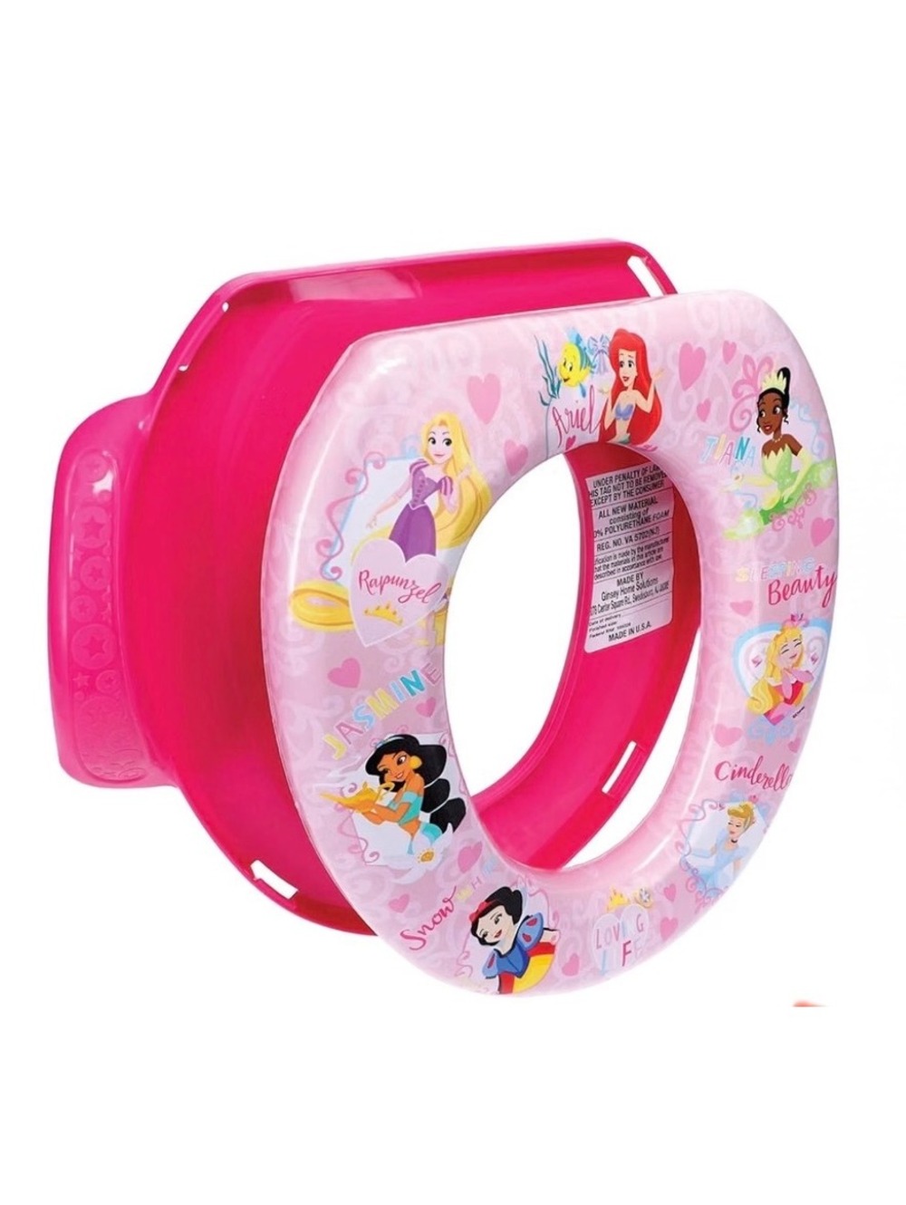 Disney Princess Toddler Potty Training Seat with Handles - Pink - Picture 3 of 5